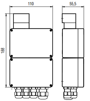 Блок управления Bartec SILAS A7-3741-1110