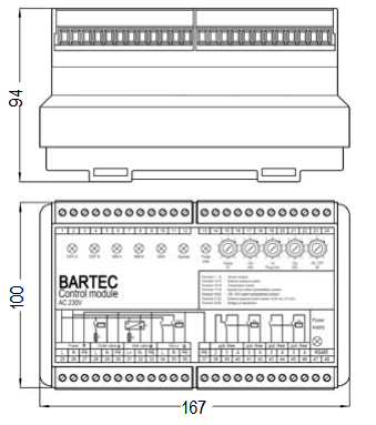 Контрольный модуль Bartec APEX тип 07-7331-811_