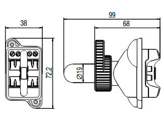 Cветодиодный блок Bartec ComEx Flex 07-3353-41