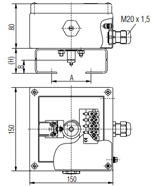 Датчик границы Bartec для зон 1+2 и 21+22