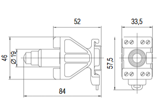 Кнопка с подсветкой Bartec ComEx 07-3361 